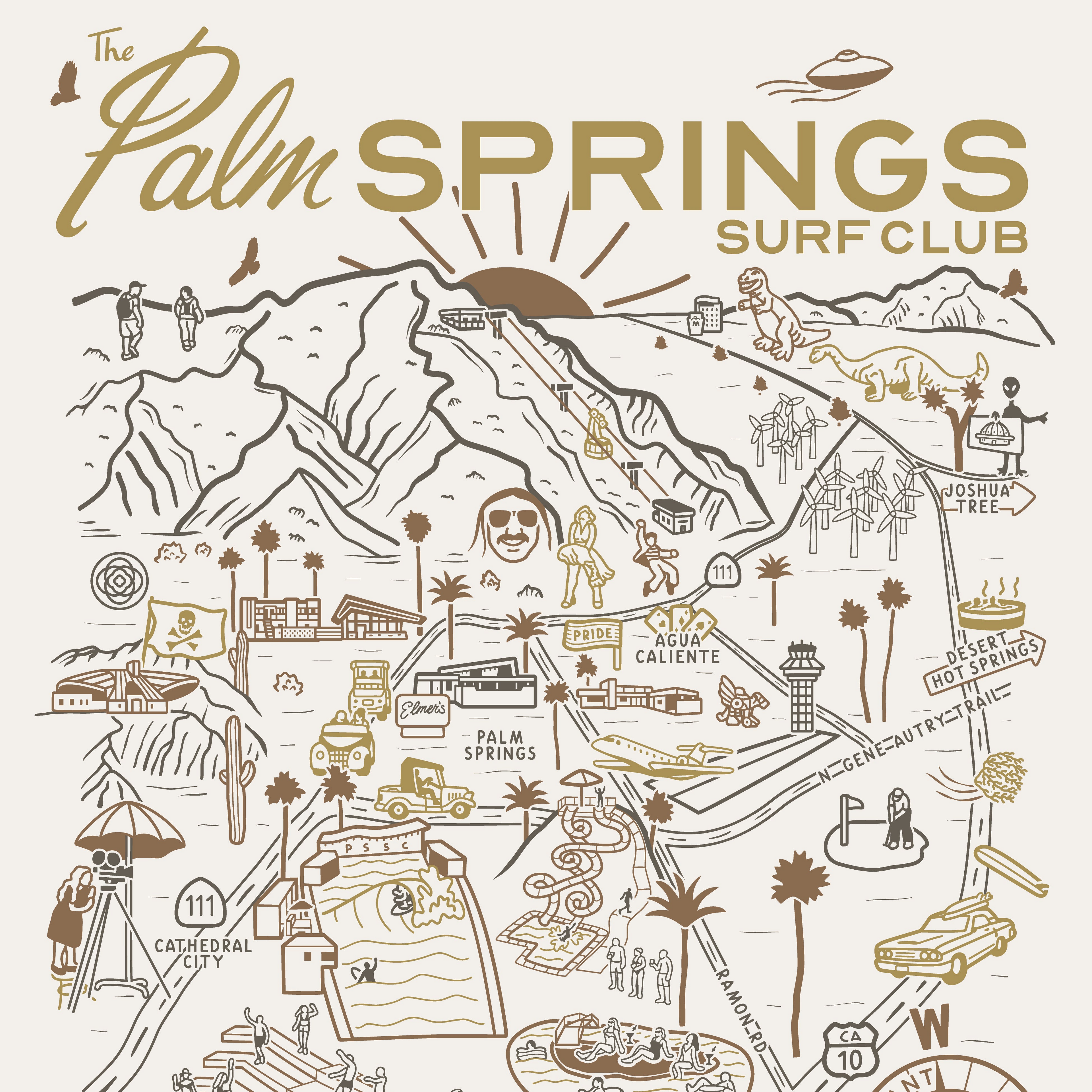 *NEW*   Palm Springs Map Collection
