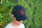 Black Mesh-Back Hat