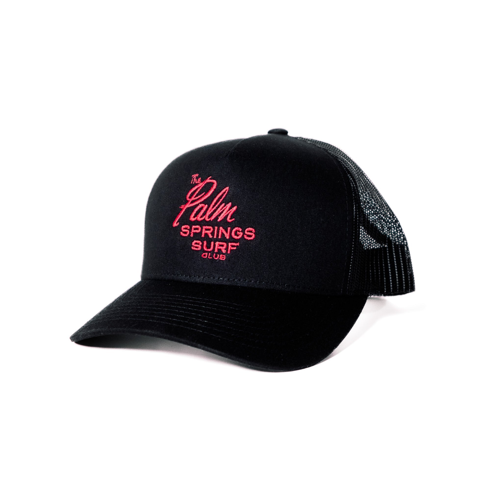 Black Mesh-Back Hat
