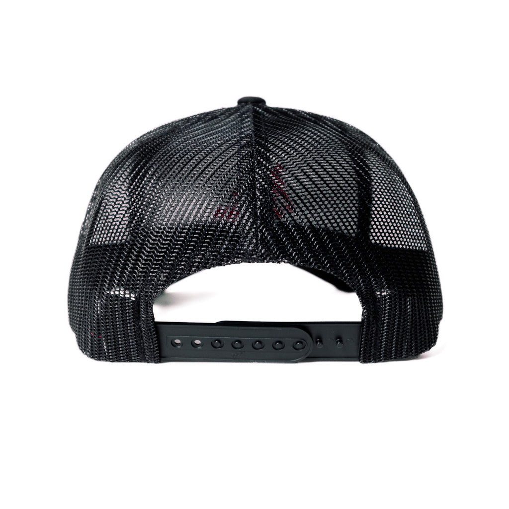 Black Mesh-Back Hat